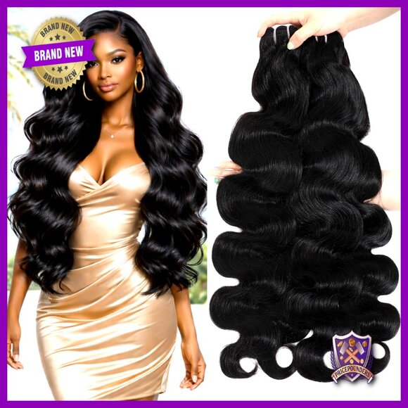 Brazilian Body Wave Human Hair Bundles 20-26 Inch Virgin Hair Extensions main image 6